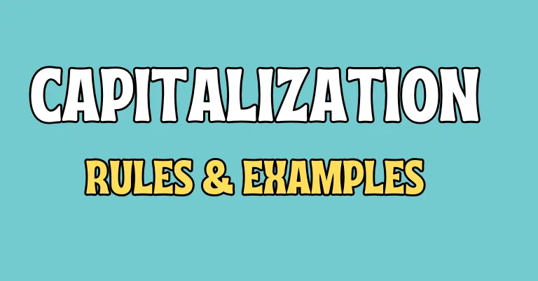 Capitalization Rules and Examples