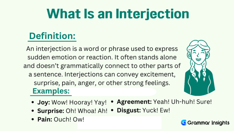 What is an Interjection?