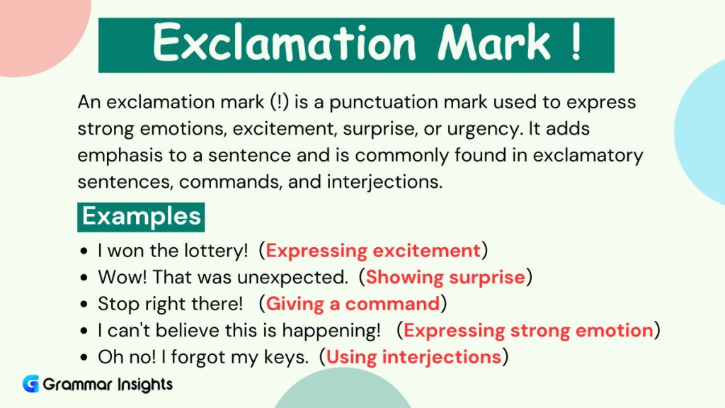 What is an Exclamation Mark?