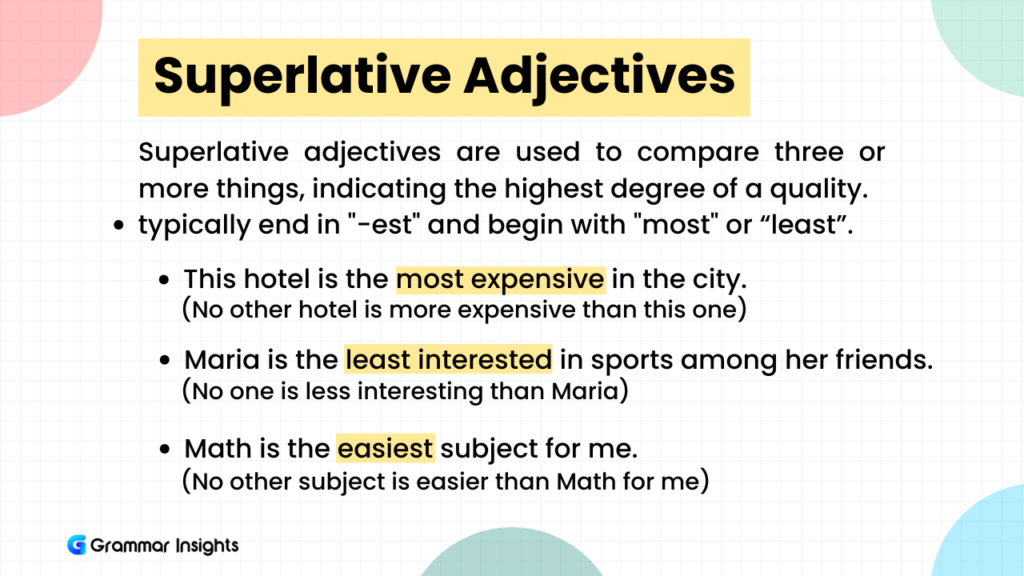 What Are Superlative Adjectives?