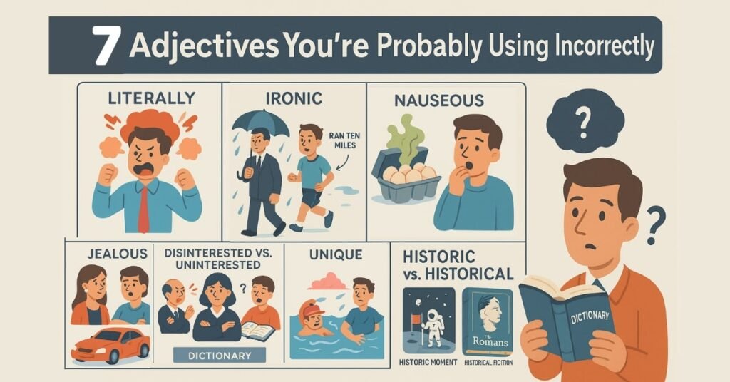7 Adjectives you might be using incorrectly