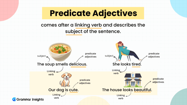 what are Predicate adjectives?