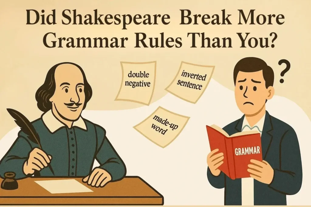 Did Shakespeare Break More Grammar Rules Than You?